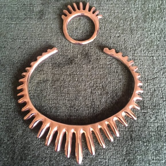 Dream Collective - Golden Rising Sun Ring & Bracelet Set - Picture 3 of 7